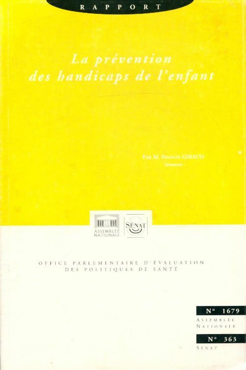 Livrenpoche : La prévention des handicaps de l'enfant - Collectif - Livre