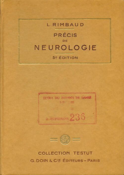 Livrenpoche : Précis de neurologie - L. Rimbaud - Livre