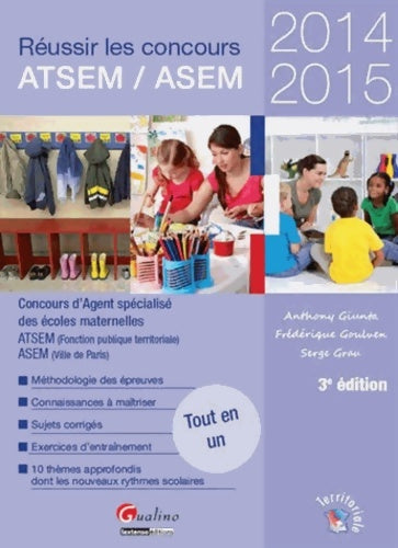 Livrenpoche : Réussir les concours atsem/asem 2014-2015 - Anthony Giunta - Livre