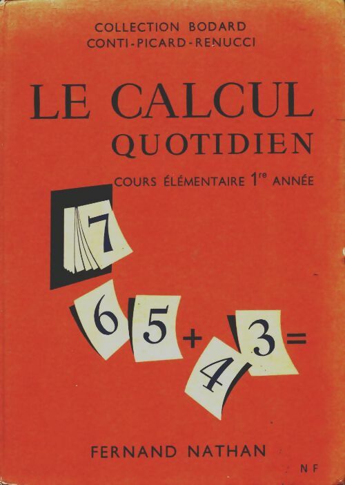 Livrenpoche : Le calcul quotidien CE1 - M. Picard - Livre