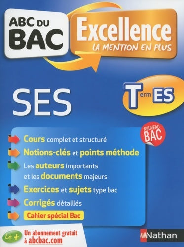 Livrenpoche : SES Terminale ES - Collectif - Livre