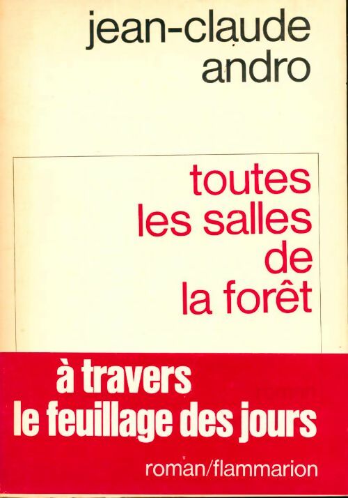 Livrenpoche : Toutes les salles de la forêt - Jean-Claude Andro - Livre