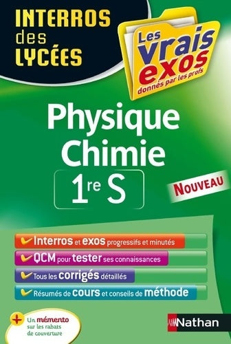 Livrenpoche : Chimie 1ère S - Cyriaque Cholet - Livre