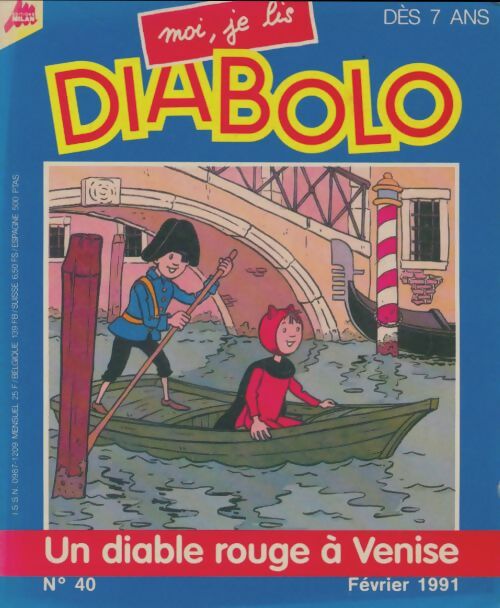 Livrenpoche : Diabolo n°40 : Un dibale rouge à Venise - Collectif - Livre