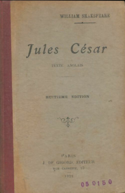 Livrenpoche : Jules César - William Shakespeare - Livre