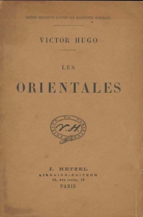 Livrenpoche : Les orientales / Les feuilles d'automne - Victor Hugo - Livre