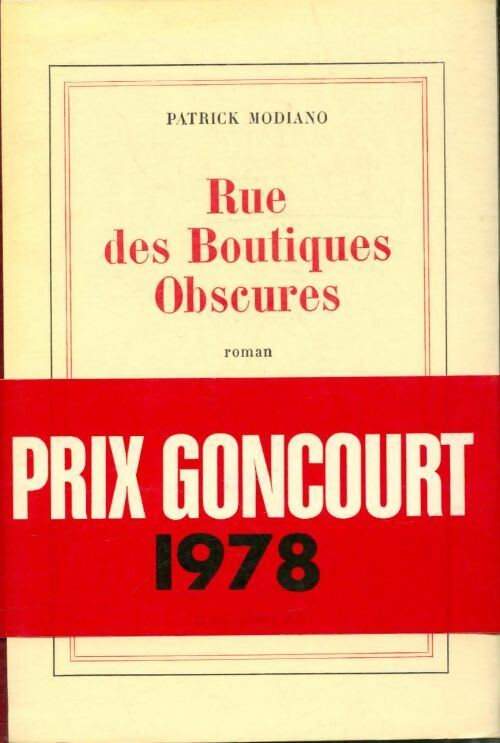 Livrenpoche : Rue des boutiques obscures - Patrick Modiano - Livre