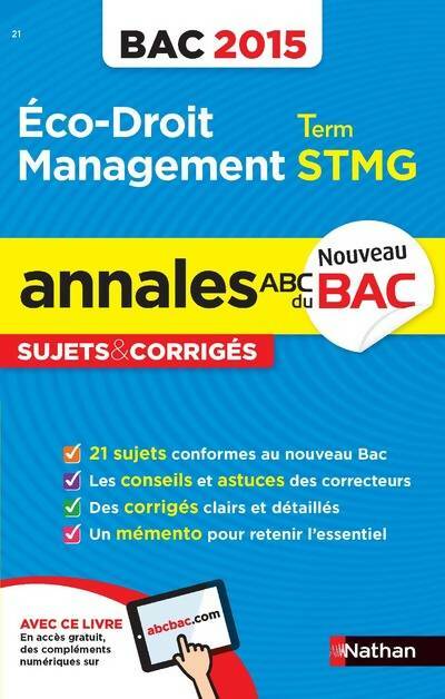 Livrenpoche : Eco-droit - management Terminale STMG 2015 - Gwenaëlle Lefebvre - Livre