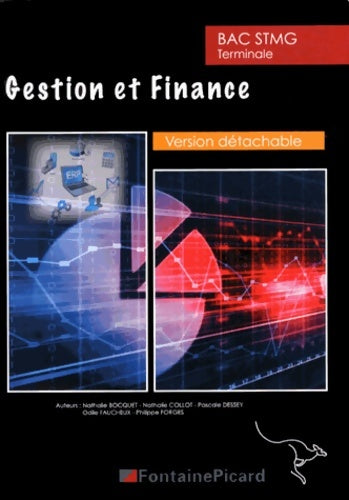 Livrenpoche : Gestion et finance Terminale STMG - Joël Picard - Livre