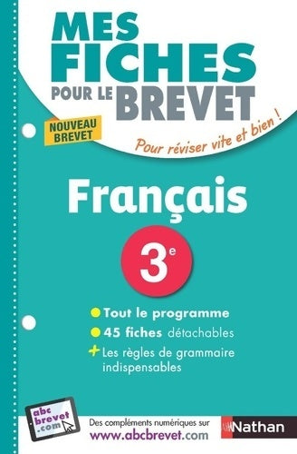 Livrenpoche : Français brevet 3e - Francois Dirson - Livre