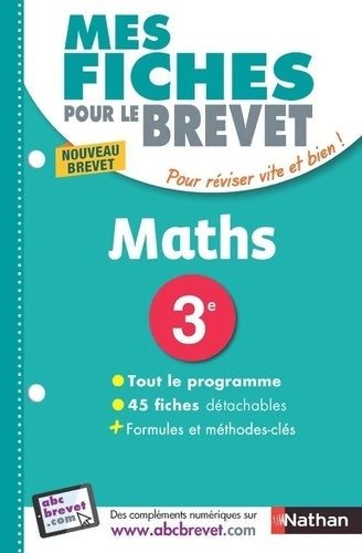 Livrenpoche : Maths 3e Brevet - Inconnu - Livre