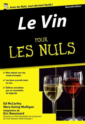 Livrenpoche : Le vin pour les nuls - Ed Mccarthy - Livre