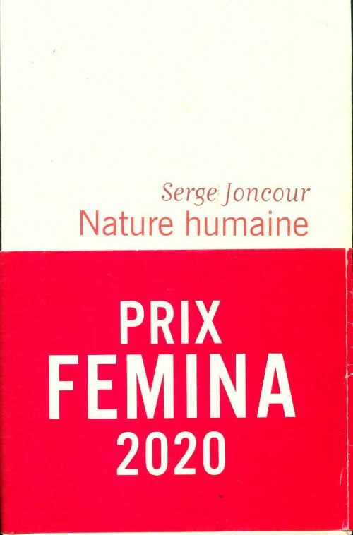 Livrenpoche : Nature humaine - Serge Joncour - Livre