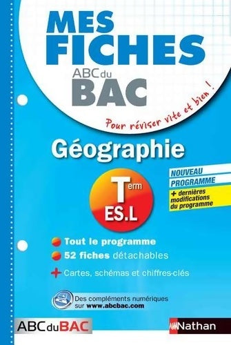 Livrenpoche : Géographie Terminales ES, L - Florian Louis - Livre