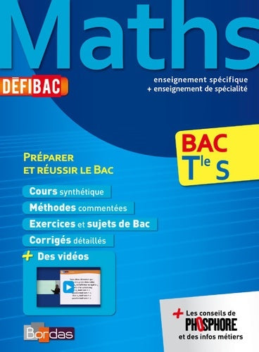 Livrenpoche : Maths Terminale S. Cours-méthodes-exercices - Gabriel Boissière - Livre