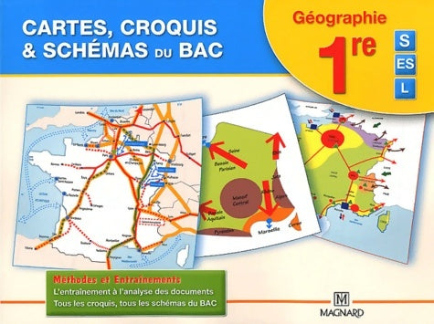 Livrenpoche : Cartes, croquis & schémas géographie 1èrse S, ES, L - Jacqueline Jalta - Livre