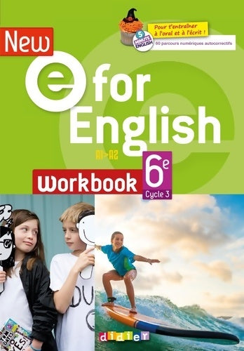 Livrenpoche : E for English 6e - workbook A1>A2 - Virginie Bordat - Livre