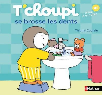 Livrenpoche : T'choupi se brosse les dents - Thierry Courtin - Livre