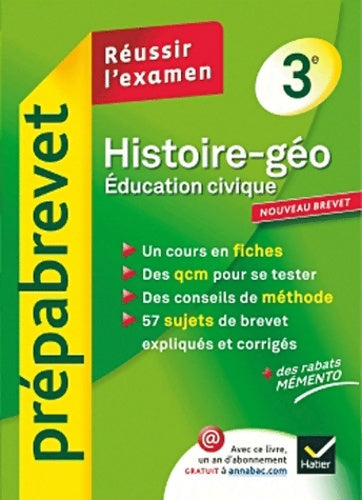 Livrenpoche : Histoire-géographie Éducation civique 3e - Christophe Clavel - Livre