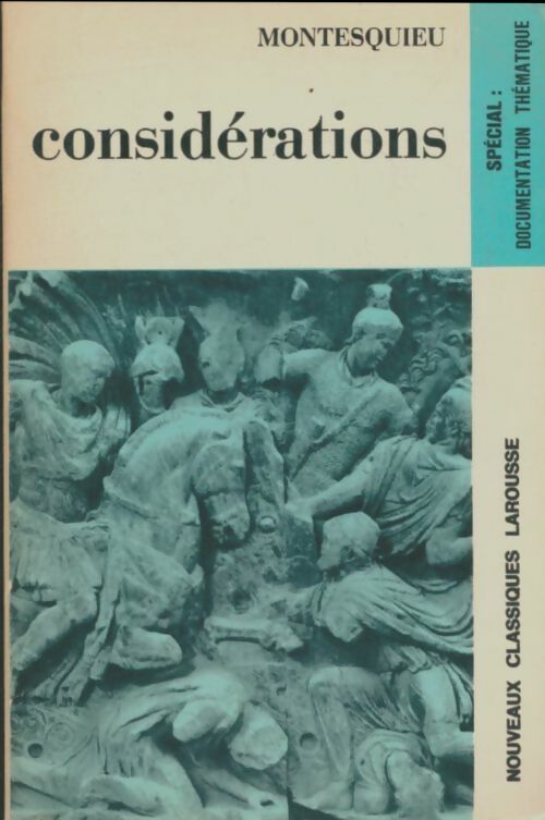 Livrenpoche : Considérations extraits - Charles De Montesquieu - Livre