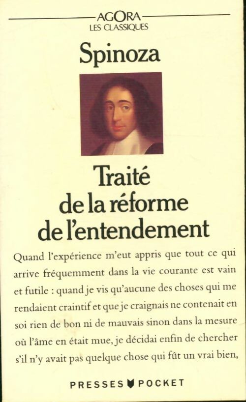 Livrenpoche : Traité de la réforme de l'entendement - Baruch Spinoza - Livre