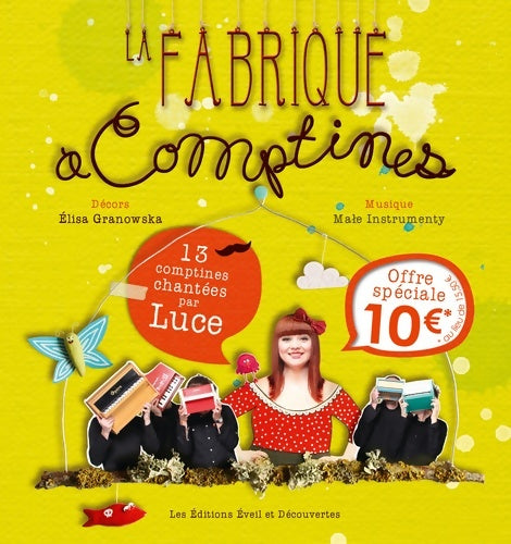 Livrenpoche : La fabrique à comptines (1cd audio) - Elisa Granowska - Livre