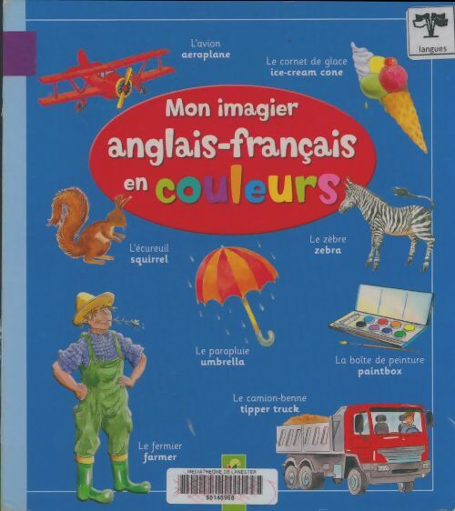 Livrenpoche : Mon imagier anglais-français en couleurs - Collectif - Livre