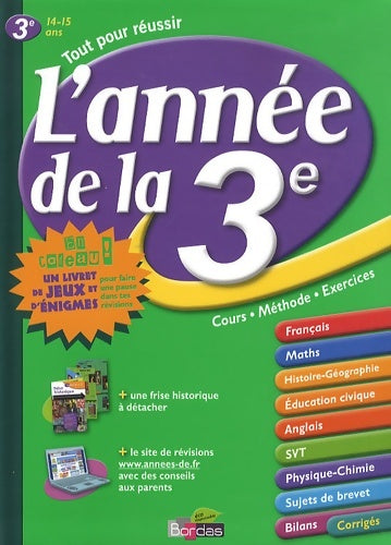 Livrenpoche : L'année de la 3e - Sophie Pailloux-Riggi - Livre