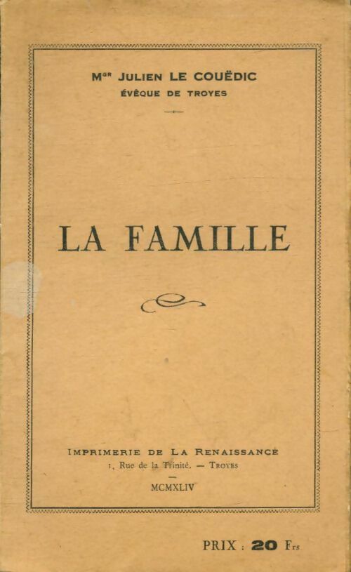 Livrenpoche : La famille - Julien Le Couëdic - Livre