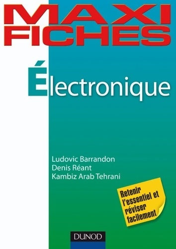 Livrenpoche : Maxi fiches d'électronique - Ludovic Barrandon - Livre