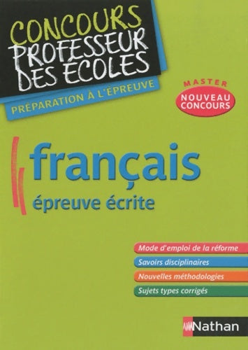 Livrenpoche : français concours professeur des écoles 2010 - Sylviane Baudelle - Livre
