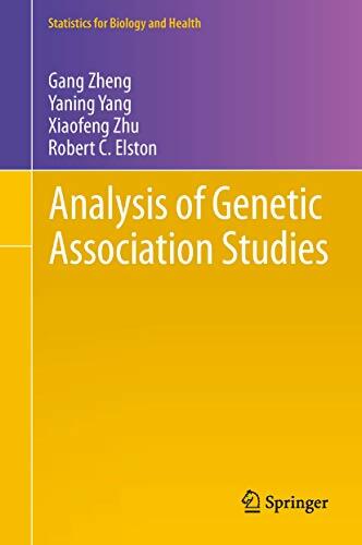 Livrenpoche : Analysis of genetic association studies - Gang Zheng - Livre