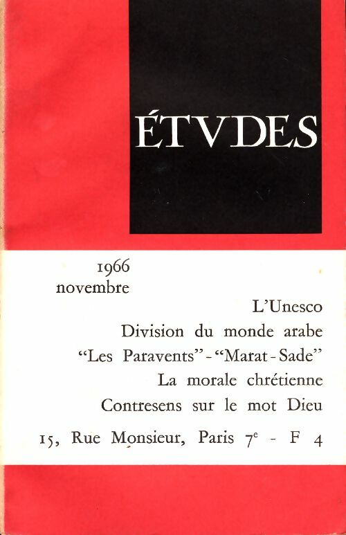 Livrenpoche : Etudes novembre 1966 - Collectif - Livre