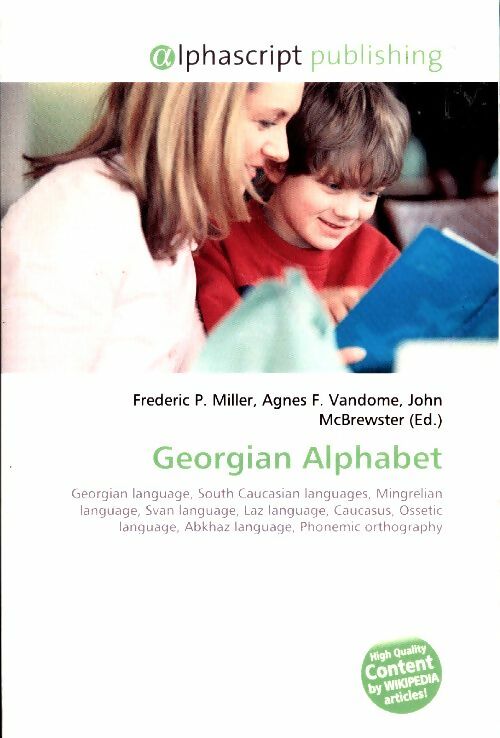 Livrenpoche : Georgian alphabet - Frederic P. Miller - Livre
