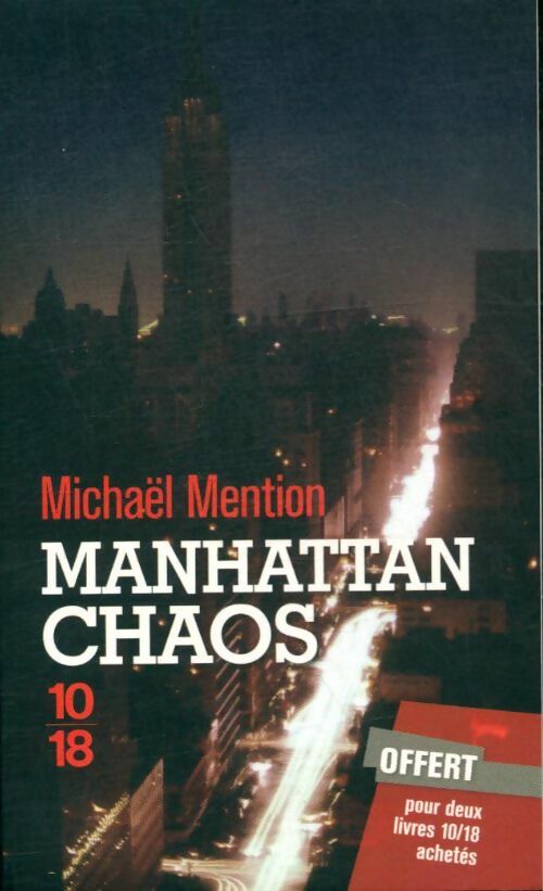 Livrenpoche : Manhattan chaos - Michaël Mention - Livre