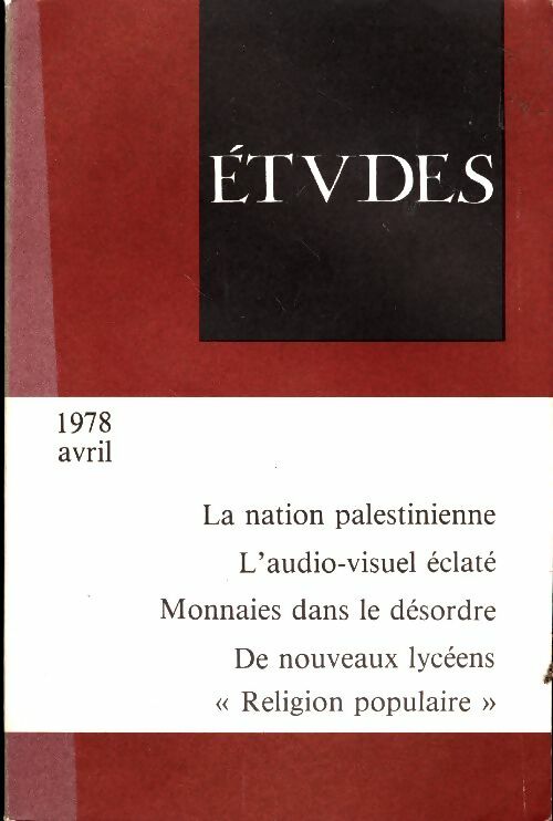 Livrenpoche : Etudes n°3484 - Collectif - Livre