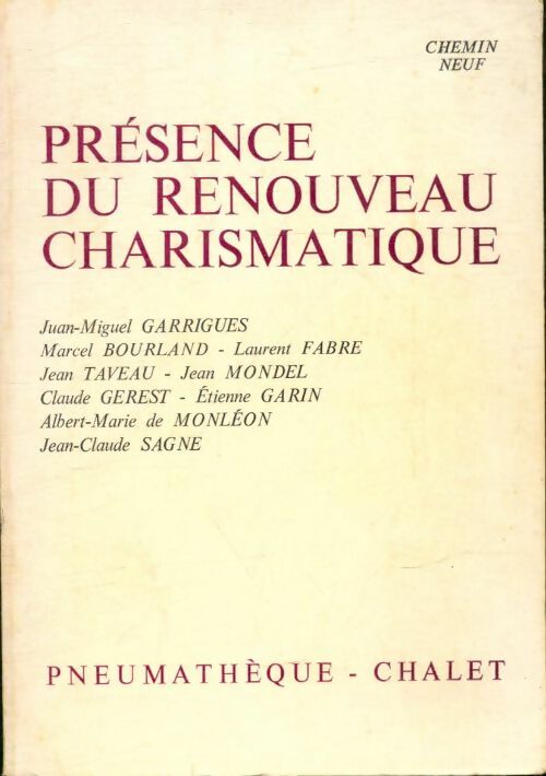 Livrenpoche : Présence du renouveau charismatique - Collectif - Livre