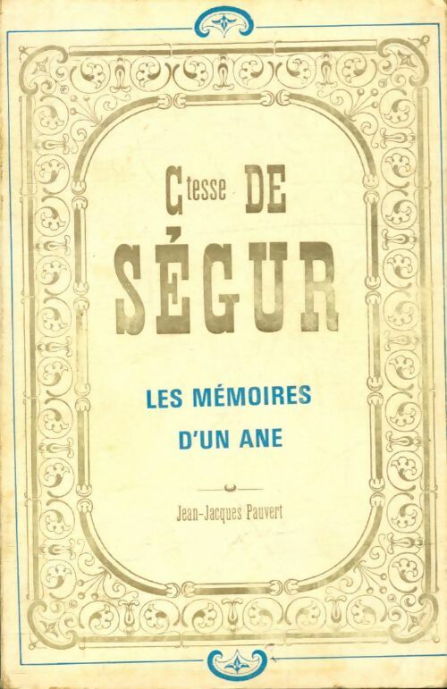 Livrenpoche : Les mémoires d'un âne - Sophie De Ségur - Livre