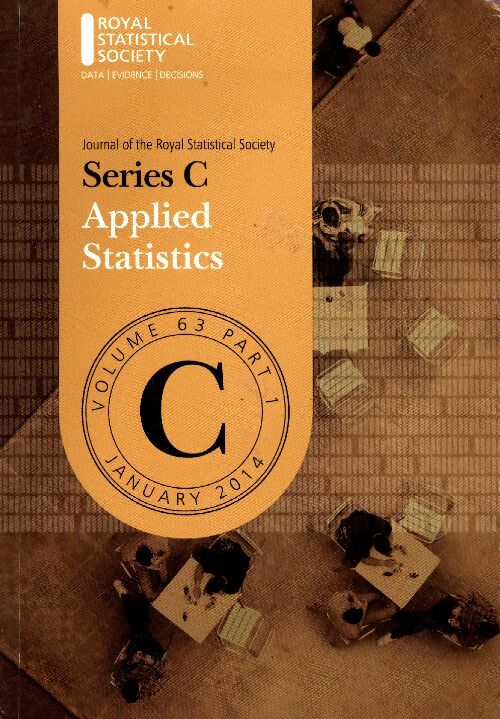 Livrenpoche : Journal of the royal statistical society Séries C n°63 part 1 january 2014 - Collectif - Livre
