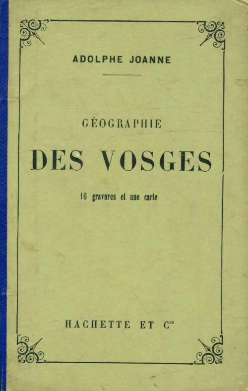 Livrenpoche : Géographie des Vosges - Adolphe Joanne - Livre