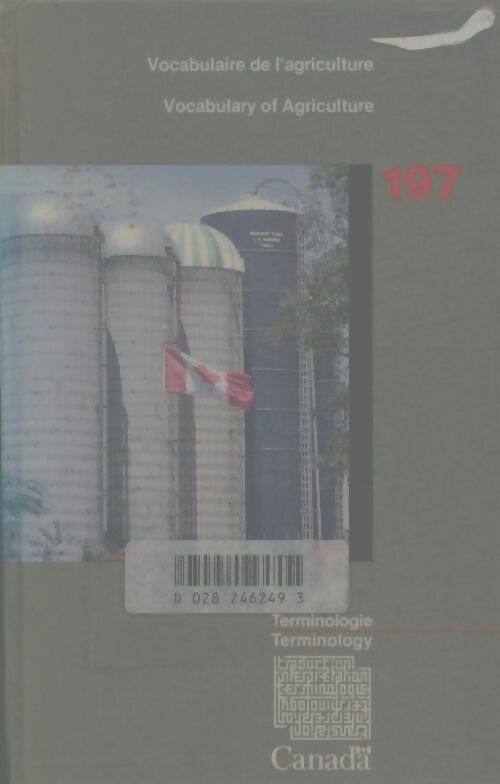 Livrenpoche : Vocabulaire de l'agriculture - Pierre Dermine - Livre