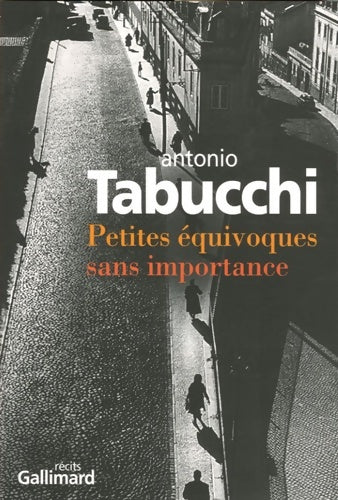 Livrenpoche : Petites équivoques sans importance - Antonio Tabucchi - Livre