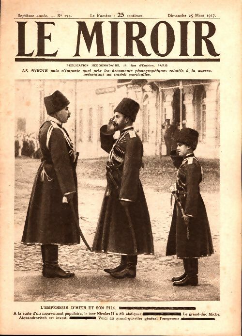 Livrenpoche : Le Miroir n°174 - Collectif - Livre