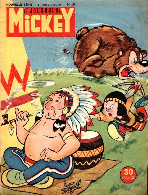 Livrenpoche : Le journal de Mickey n°56 - Collectif - Livre