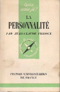 Livrenpoche : La personnalité - Jean-Claude Filloux - Livre
