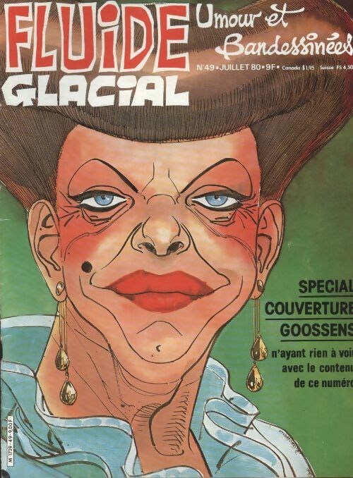 Livrenpoche : Fluide Glacial n°49 : Spécial couverture Goossens - Collectif - Livre