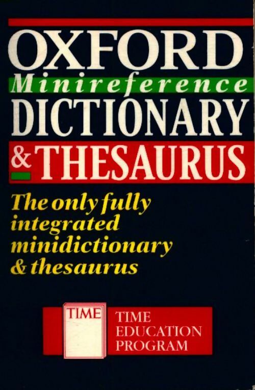 Livrenpoche : The oxford minireference thesaurus - Alan Spooner - Livre