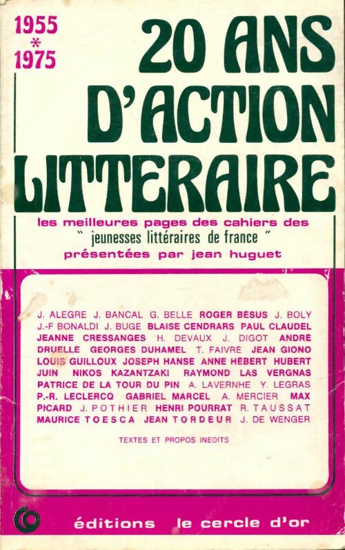 Livrenpoche : 20 ans d'action littéraire 1955-1975 - Collectif - Livre