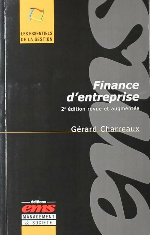 Livrenpoche : Finance d'entreprise 2e édition - Gérard Charreaux - Livre