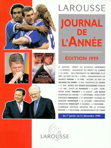 Livrenpoche : Journal de l'année 1999 - Collectif - Livre